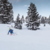 Ski touring in Bulgaria.